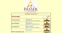 Desktop Screenshot of passek.at