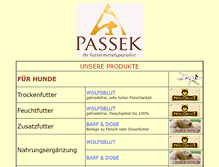 Tablet Screenshot of passek.at
